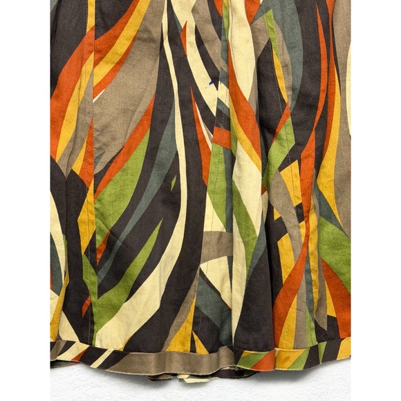 Artsy A-line Skirt Women's Size 8 Flowy Maxi Flared Boho Indie Kenneth Cole - Picture 9 of 10